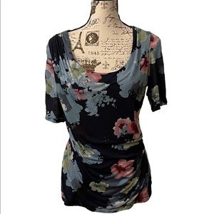 Anthropologie Deletta Watercolor Top
